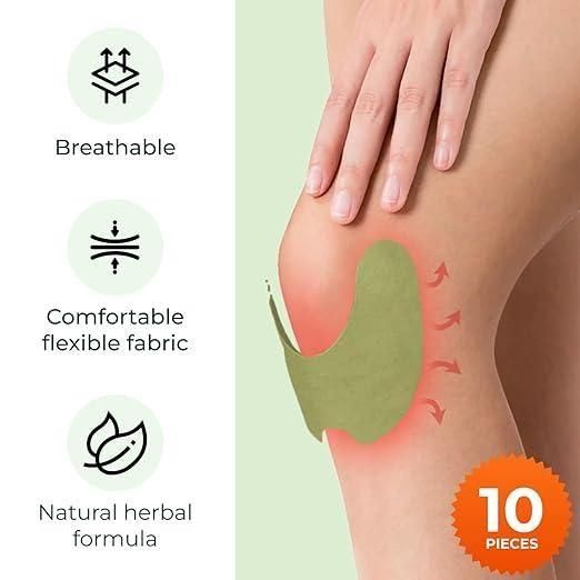 Daily Herbal Knee Pain Relief Patches (Pack of 10,20,30 Patches Kit)