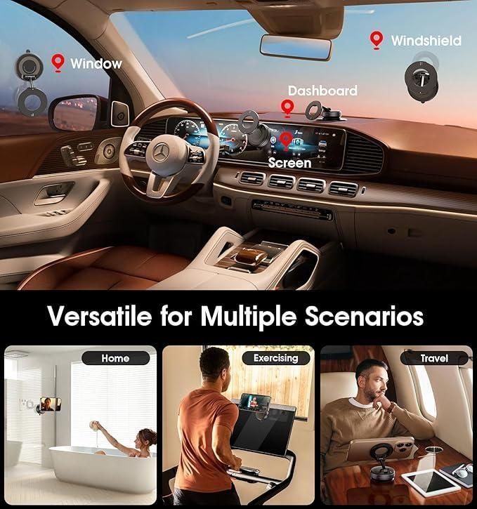 2025 Newest 360° Vacuum Magnetic Phone Holder