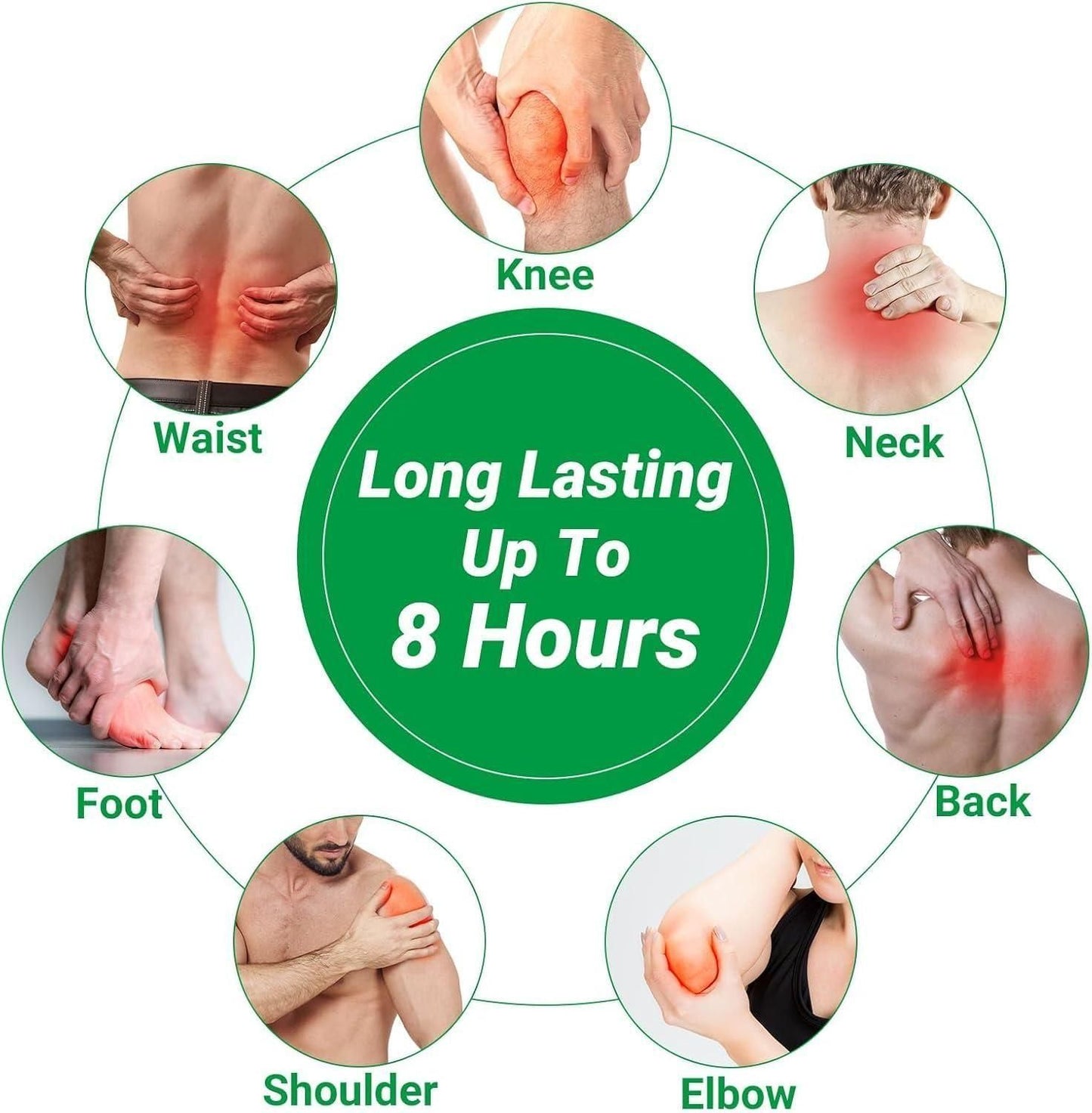 Daily Herbal Knee Pain Relief Patches (Pack of 10,20,30 Patches Kit)